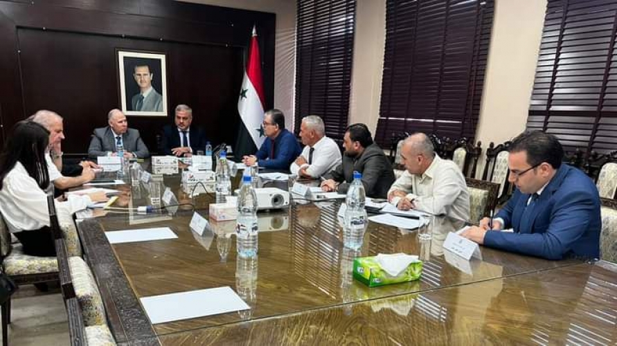 المالية والموارد المائية تبحثان إجراءات تحسين واقع مياه الشرب في السويداء