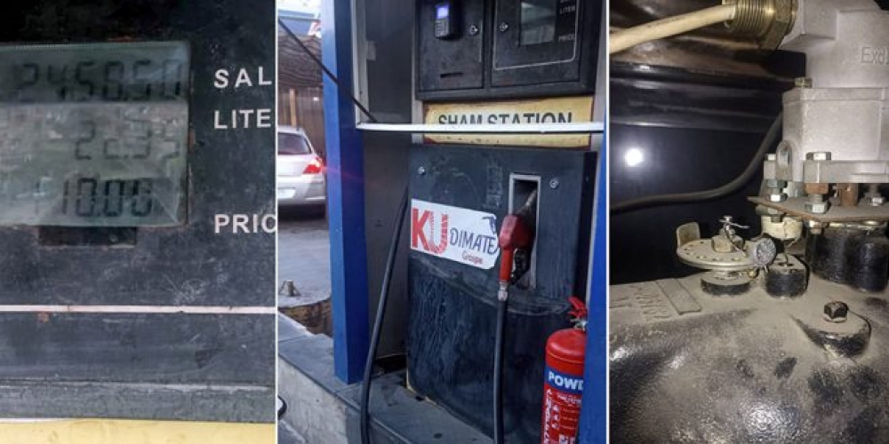 ضبط محطة محروقات في دمشق بمخالفة النقص بالكيل لمادة البنزين