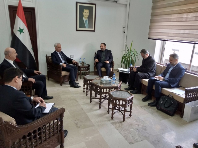 مباحثات سورية إيرانية لتطوير العلاقات المشتركة بقطاع الاتصالات