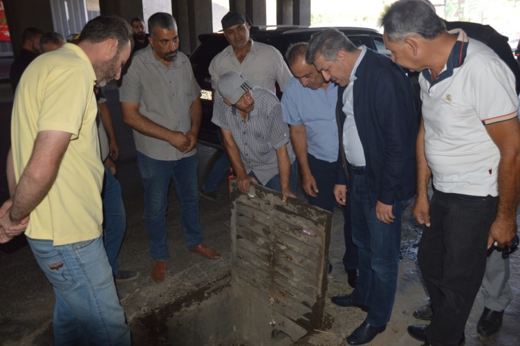 تفقد جاهزية المصارف المطرية في شوارع وأنفاق دمشق 