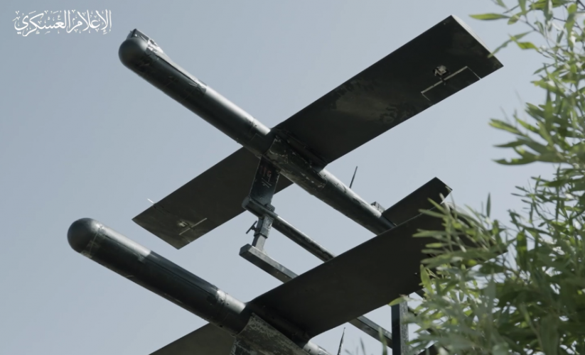 قاعدة حتسريم الجوية تحت نيران المقاومة ولأول مرة استعمال الطائرات المسيرة لضرب هدف في العمق