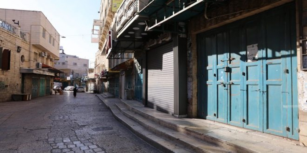 إضراب شامل في الضفة الغربية دعماً لغزة ورفضاً لعدوان الاحتلال