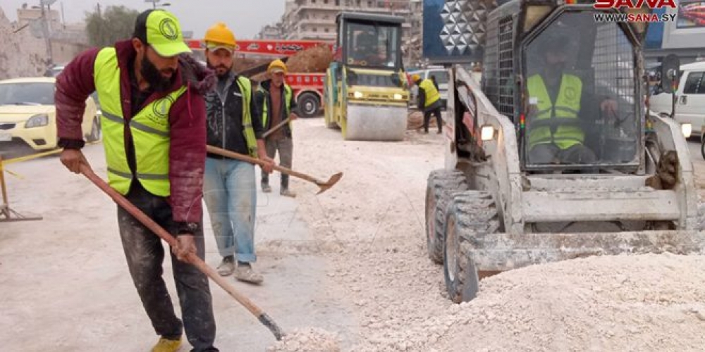 بدء تنفيذ مشروع استبدال خط مياه الشرب بمدينة حلب لتخديم 30 حياً