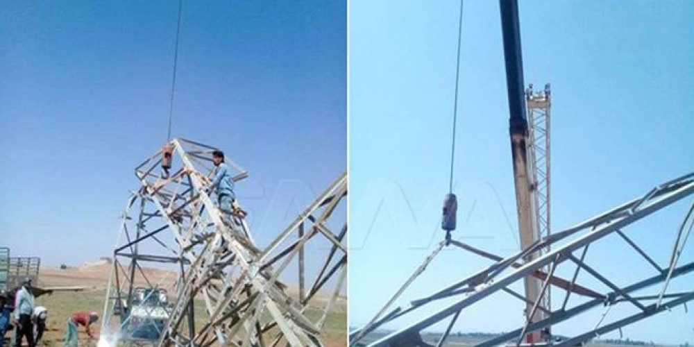 خروج محطة تحويل كهرباء تل تمر بريف الحسكة من الخدمة