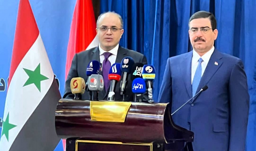 الخليل: سورية والعراق حريصتان على تجاوز كل المعوقات أمام الارتقاء بالتعاون الثنائي