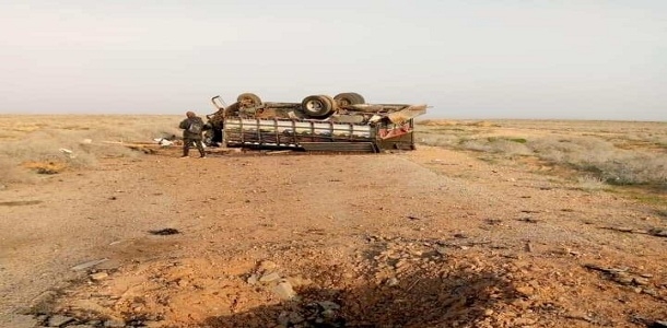 استشهاد 14 مواطناً جراء انفجار لغم من مخلفات إرهابيي 