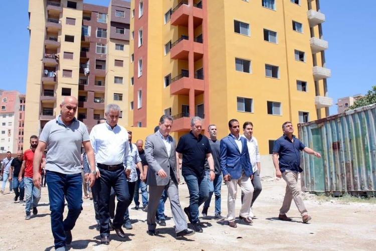 وزير الأشغال العامة والإسكان ومحافظ اللاذقية يتفقدان مشروع بناء الأبراج السكنية لمتضرري الزلزال في مدينتي اللاذقية وجبلة