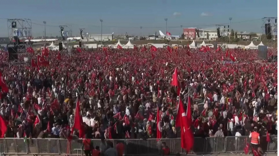 أكثر من مليوني شخص يتظاهرون في إسطنبول احتجاجاً على اعتقال إمام أوغلو