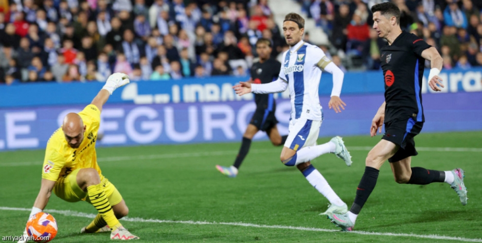 برشلونة يتخطى ليغانيس بعد مباراة صعبة ويعزز صدارته للدوري الإسباني 