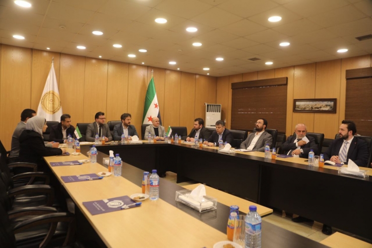 مدير المدينة الصناعية بحلب يستقبل وفداً من وزارة الصناعة والتكنولوجيا التركية