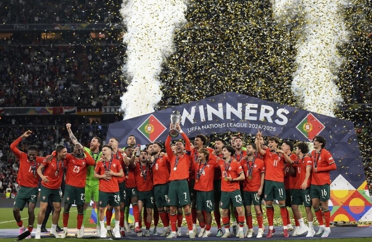 بركلات الترجيح.. البرتغال تتغلب على إسبانيا وتتوج بكأس دوري الأمم الأوروبية 