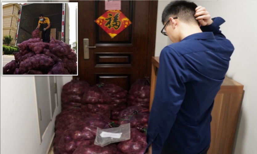 صينية تعاقب حبيبها بـ 1000 كيلوغرام من البصل.. ما لقصة؟؟