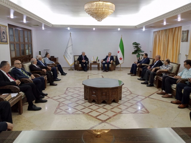 وزير التعليم العالي يبحث مع وفد من جامعة باشن الأمريكية افتتاح فرع في سوريا