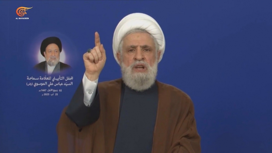 الشيخ قاسم: نطالب الحكومة اللبنانية باستعادة السيادة الوطنية ولن نسلم سلاحنا الذي أعزنا ويحمينا