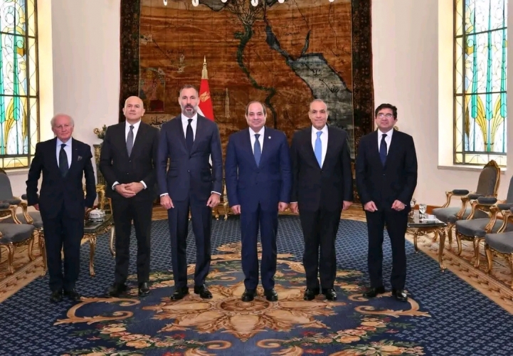 الرئيس المصري السيسي يستقبل الإمام رحيم آغا خان رئيس شبكة الآغا خان للتنمية