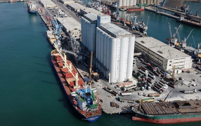 وصول باخرتين محملتين بـ 70 ألف طن من القمح إلى مرفأ طرطوس