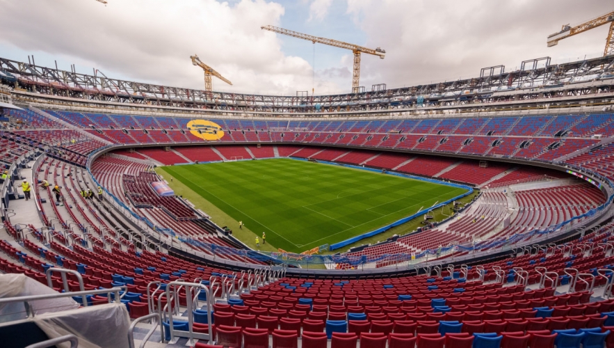برشلونة يحصل على تصريح لإعادة فتح ملعبه الجديد 