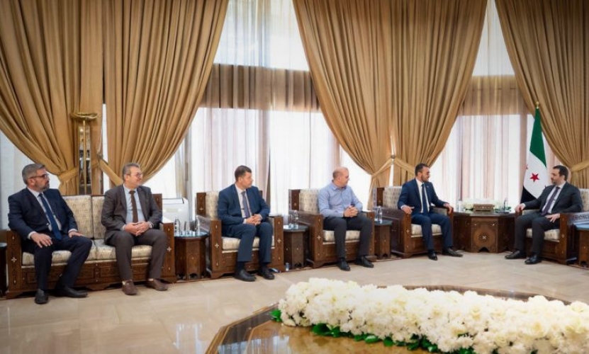 الشيباني يلتقي أعضاء اللجنة الوطنية الخاصة بأحداث السويداء