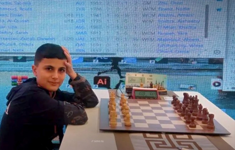 لاعب منتخب سوريا مازن فندي يتوج بلقب بطولة العرب للشطرنج السريع