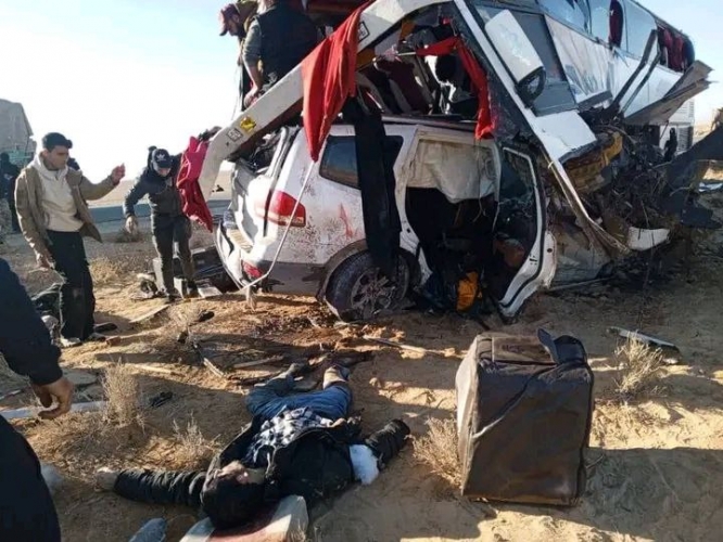 وفاة 9 أشخاص وإصابة آخرين في حادثي سير منفصلين 