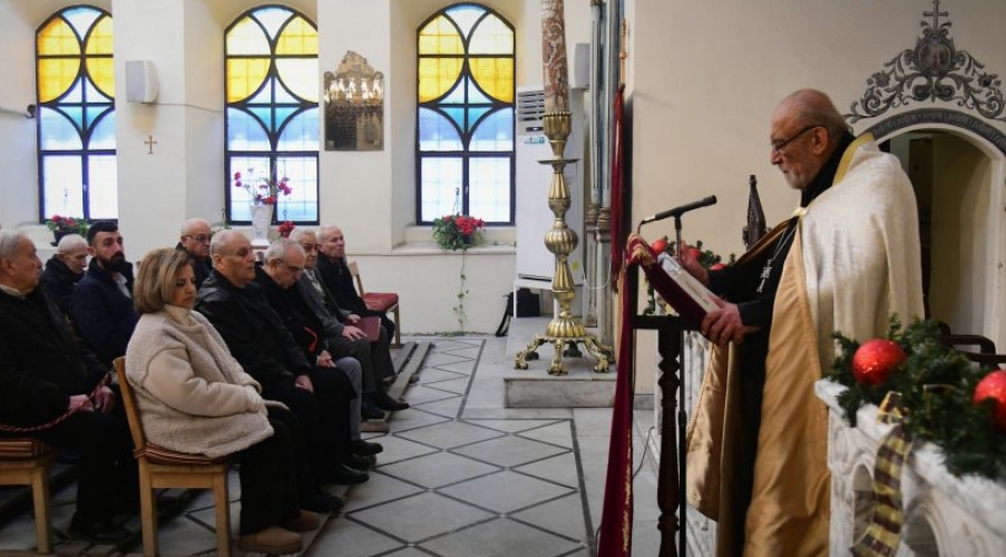 الطائفة الأرمنية في دمشق تحتفل بعيد الميلاد والغطاس وفق التقويم الشرقي