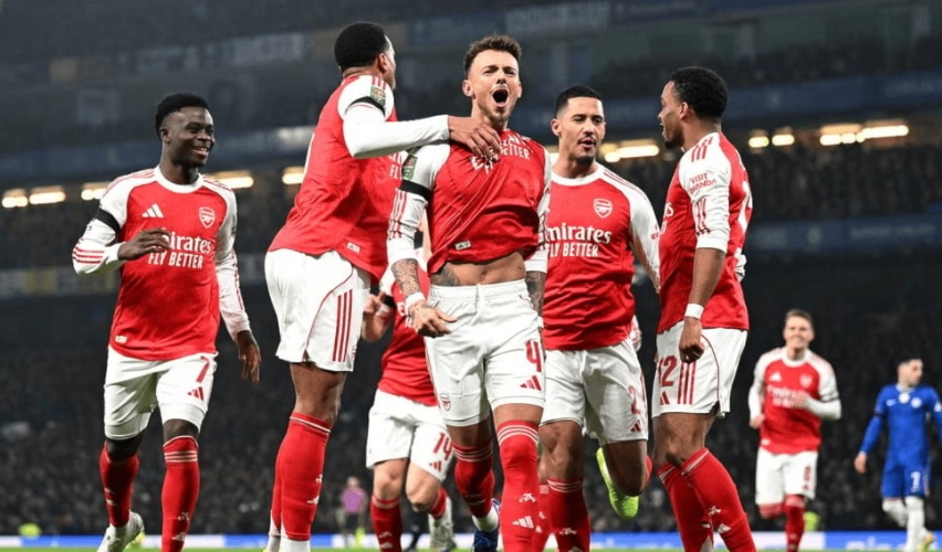  آرسنال يهزم مضيفه تشيلسي في نصف نهائي كأس الرابطة
