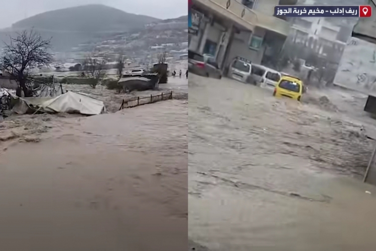 فيضانات تضرب ريف اللاذقية وإدلب وتخلّف وفيات وأضراراً واسعة… وملف المخيمات يعود إلى الواجهة