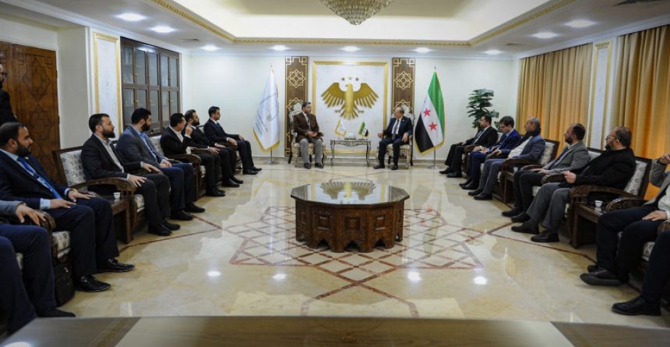 وزير التعليم العالي يناقش مع وفد أكاديمي معادلة شهادات كوادر جامعات الشمال السورية