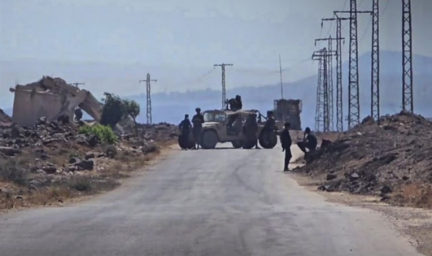 توغل لقوات الاحتلال الإسرائيلي في صيدا الحانوت بريف القنيطرة الجنوبي