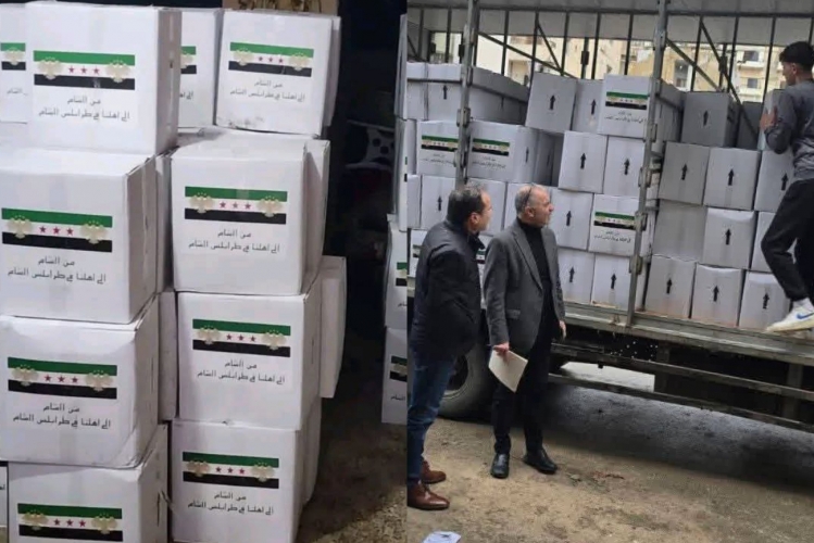 غضب سوري واسع على وسائل التواصل بعد إرسال مساعدات إلى طرابلس اللبنانية