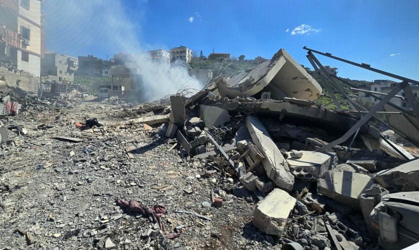 إصابة11 عاملاً سورياً جراء استهداف مسيّرة إسرائيلية جنوب لبنان