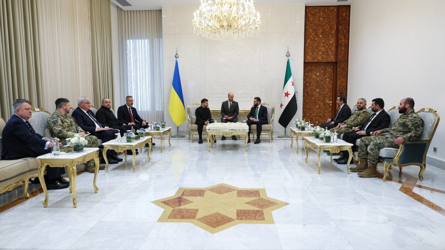 الرئيس الشرع يبحث مع رئيسي أوكرانيا والإمارات تعزيز العلاقات والتعاون المشترك