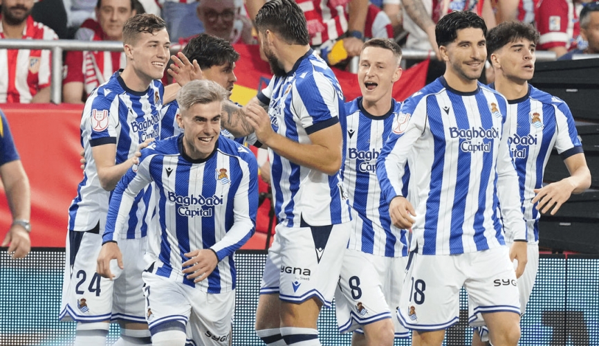 ريال سوسييداد يتوج بطلاً لكأس ملك إسبانيا