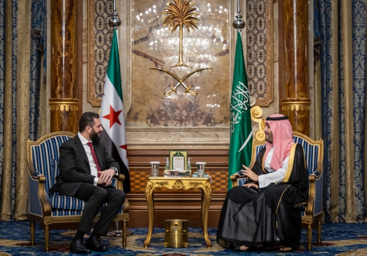 الرئيس الشرع وولي العهد السعودي يبحثان سبل تعزيز العلاقات الثنائية وتطويرها