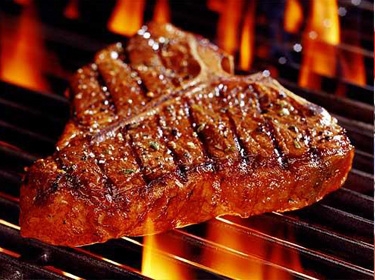 اللحم المشوي يهدئ أعصاب الرجل