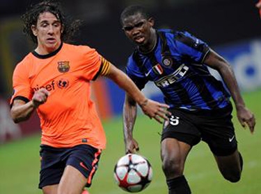 برشلونة يصطدم بميلان الايطالي في دوري ابطال اوروبا 