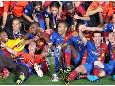 ثلاثة القاب في اقل من اسبوع..برشلونة يحرز لقب كأس السوبر الأوروبي 