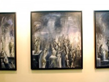 أربعون عملاً فنياً في مديح الكائن الإنساني وهجائه ضمن معرض فنانون من السويداء  