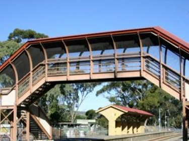 لصوص يحاولون سرقة جسر للمشاة