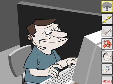 ألعاب الكومبيوتر بلغة العيون!