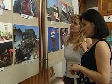 افتتاح فعاليات المعرض الفوتوغرافي عن سورية في موسكو