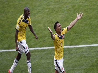 كولومبيا تخترق الدفاعات اليونانية بثلاثية نظيفة في مونديال البرازيل