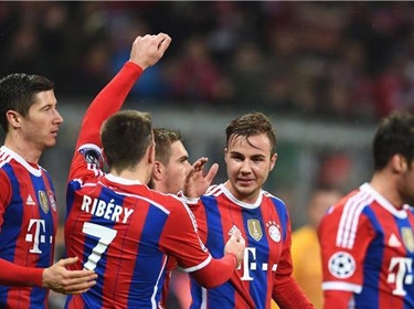  بايرن ميونيخ يكرر الانتصار على روما لكن بنتيجة أخف