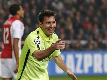 ميسي يقاسم راؤول لقب الهداف التاريخي لدوري الابطال