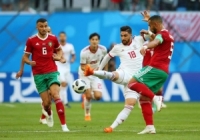 أيران تتجاوز المغرب بهدف في الوقت القاتل