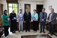 جامعة دمشق تكرم الفريق البحثي الفائز بجائزة يوسف بن سعيد لوتاه للعلماء الشباب عن فئة 