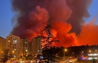 إجلاء آلاف السكان من بورصة التركية بسبب حرائق الغابات