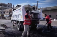 المباشرة بإزالة مخلفات أعمال الشغب في حيي المهاجرين والأرمن بحمص.. ما الأضرار؟