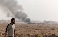 قذائف مجهولة المصدر استهدفت محيط مطار المزة العسكري بدمشق