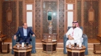 ولي العهد السعودي يستقبل الرئيس المصري في جدة